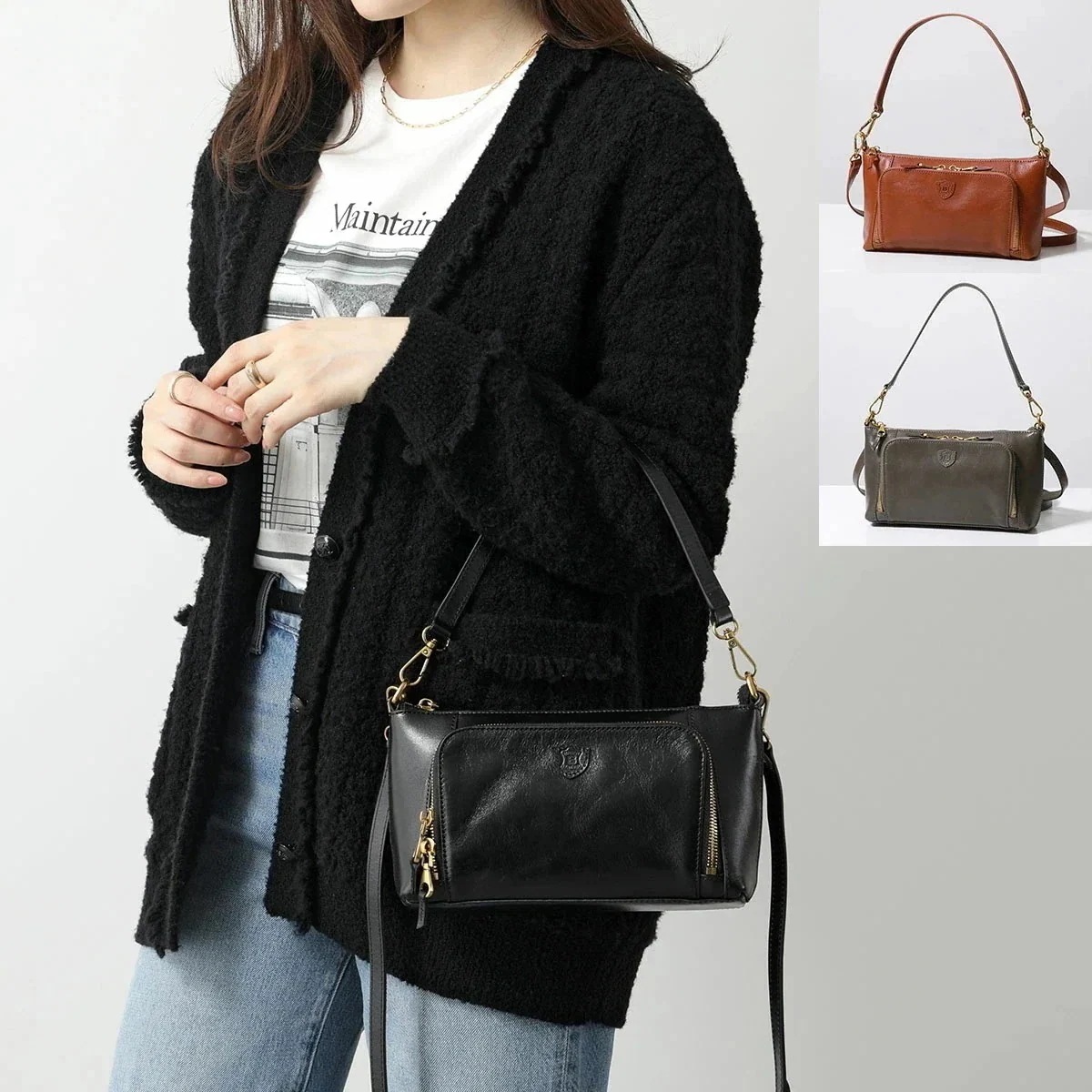 BELLIES YORK ベリーズヨーク ショルダーバッグ BYHLB10901 レディース イタリアンレザー 2wayストラップ ハンドバッグ ポシェット ロ 16,614円
