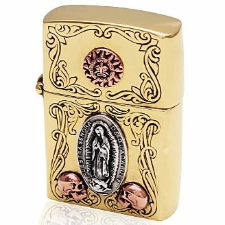 送料無料! so0516 シルバーアクセサリー ZIPPO ジッポライター マリアを掲げた ZIPP