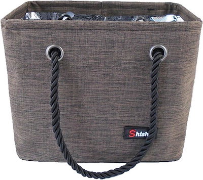 他サイト： スパバッグ 温泉バッグ プール 銭湯 大容量 折りたたみ 防水 マチ広め ジム( ブラウン, ワンサイズ)の商品画像