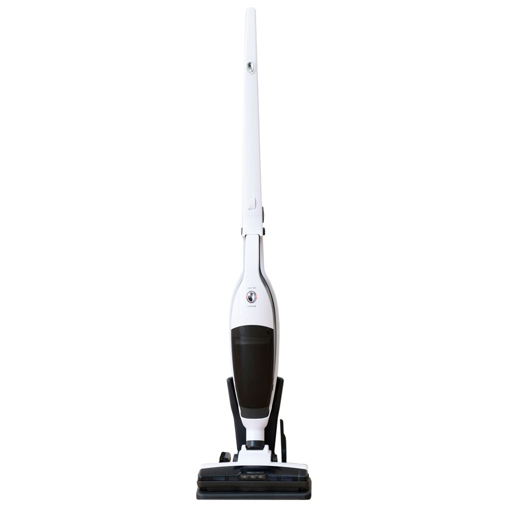 YAMAZEN ZSP-L100DE-W サイクロン式スティッククリーナー 充電式 フロアブラシ ZSPL100DEW