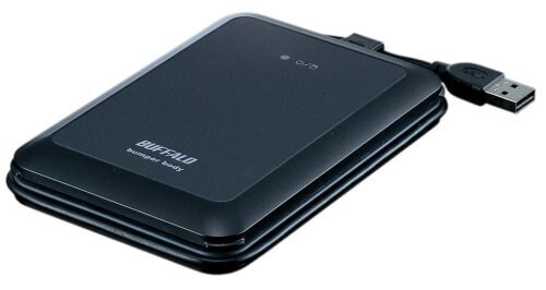 BUFFALO USB2.0 ポータブルHDD TurboUSB 500GB ブラック HD-PSG500U2-BK