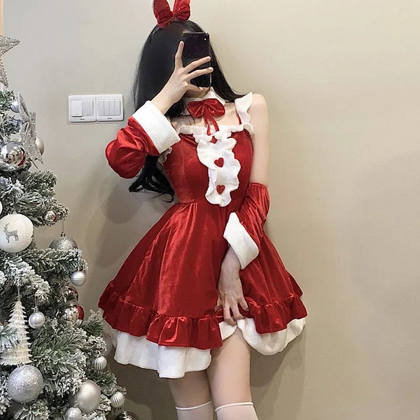 クリスマス ワンピース サンタ コスプレ - ワンピース