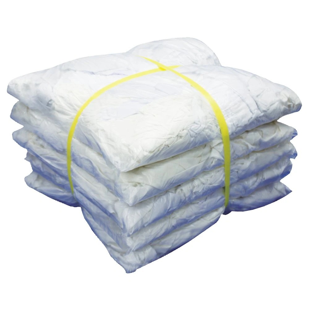 白ウエス (リサイクル生地) 20kg 梱包 / 4kg × 5袋