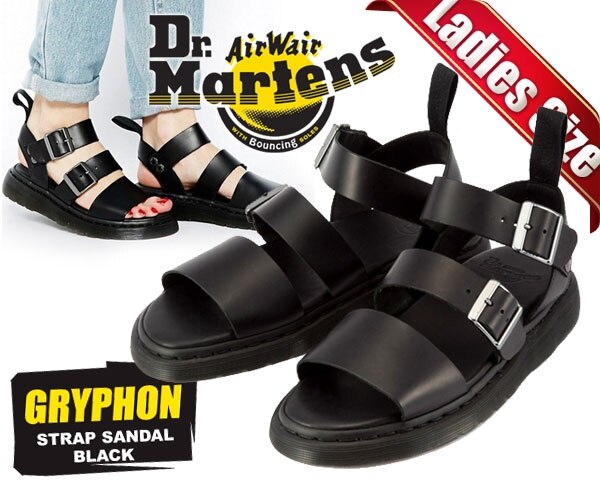 グラディエーター グリフォン GRYPHON STRAP SANDAL blk 15695001