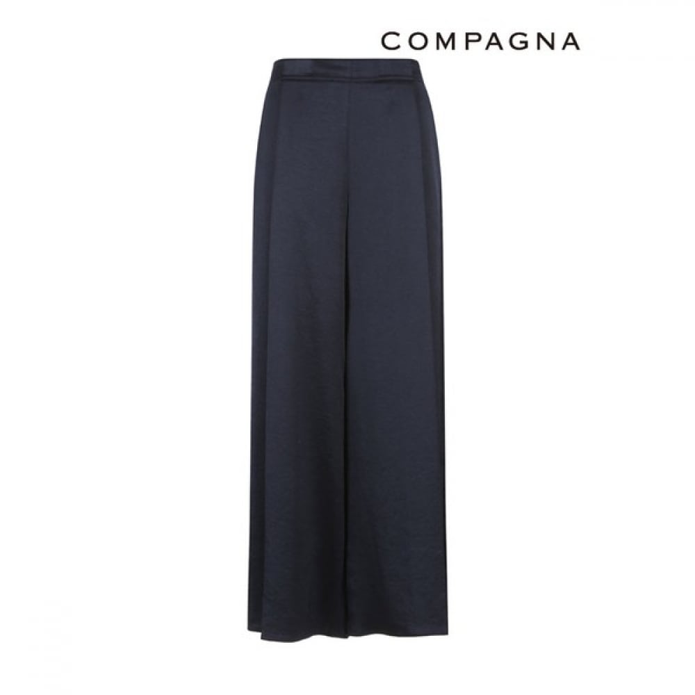 [カンパニア] グロッシーバックバンディングワイドパンツ_CACS1-WPL050