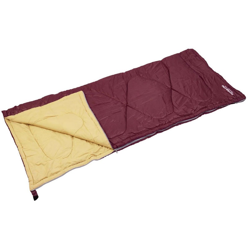 ラージサイズ 封筒型シュラフ バーガンディー アウトドア シュラフ ub0042