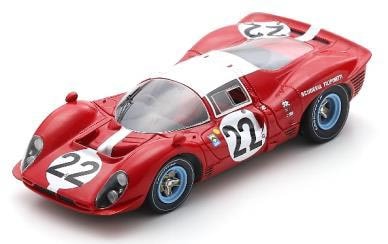 LOOKSMART 1/43 Ferrari 412P No.22 Le Mans 24H 1967【LSLM157】 ミニカー LSLM157 フェラーリ 412P No.22 ルマン24H 196