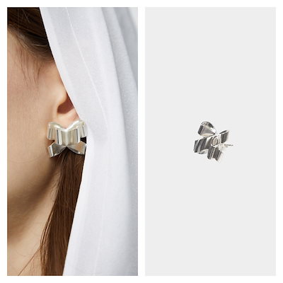 [RU SHUO X LOW CLASSIC] / ☆ SERENADE EARRING / SILVER LOW CLASSIC