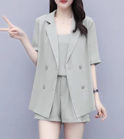 セットアップ デート モテアイテム ジャケット 半袖 可愛い きれいめ 上品 おしゃれ かっこいい 可愛い ラブリー キュート ガーリー クール モード系 セクシー エレガント 存在感