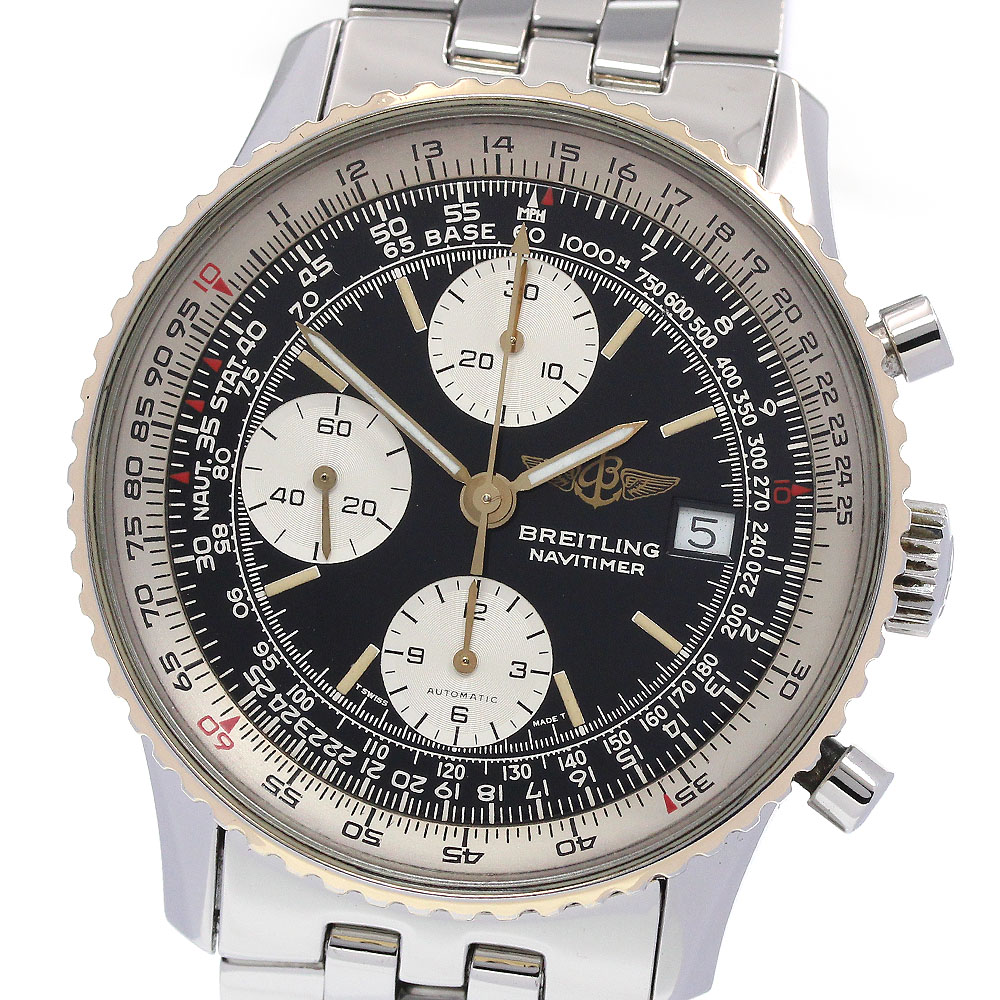 ブライトリング BREITLING B13019 ナビタイマー デイト クロノグラフ 自動巻き メンズ _840627【中古】