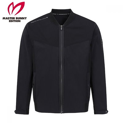 マスターバニー] メンズチェックテクスチャードミックスジップアップ