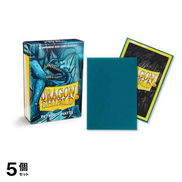 ドラゴンシールド マットカードスリーブ ジャパニーズ AT-11120 ペトロール 60枚入 5個セット