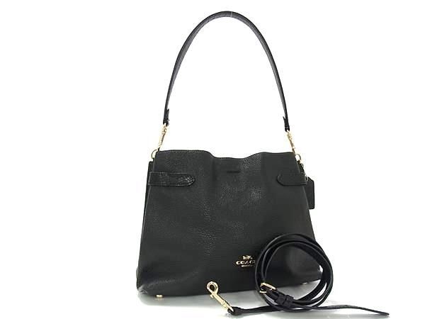 ハンドバッグ ハンナ レザー パイソン型押しレザー CH537 2WAY ゴールド金具 ブラック ショルダーバッグ トートバッグ ショッピングバッグ 鞄 ブランド ビジネス【本物保証】