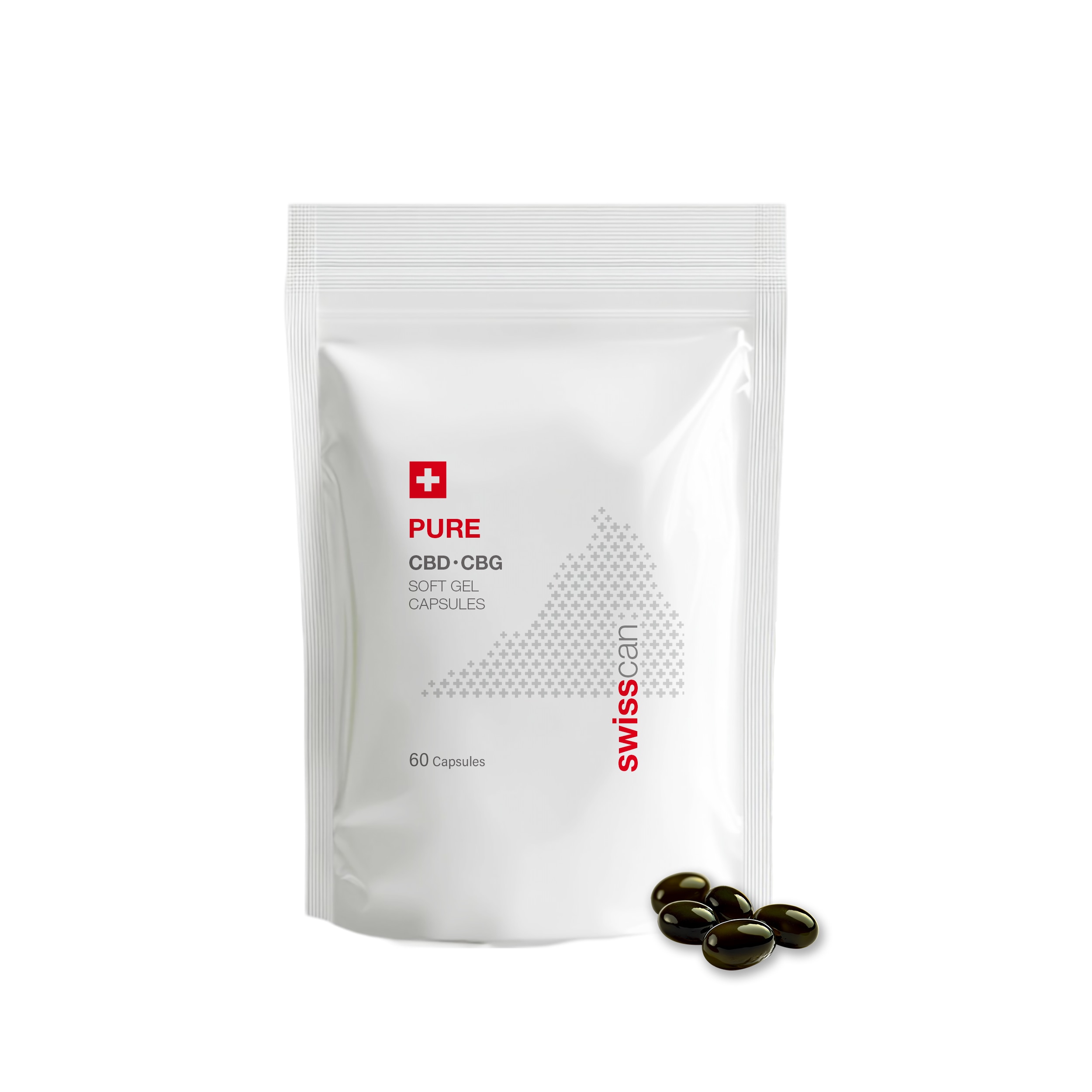 CBD-CBGソフトジェルカプセル - 60粒