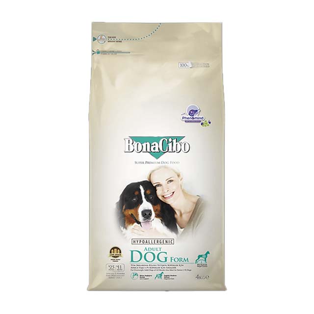 22高い素材 ボナシーボ 成犬用 低カロリー チキンアンチョビ ライス 4kg ドッグフード Friyoshop Com