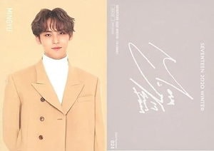 SEVENTEEN 公式グッズ SEVENTEEN 2020 WINTER TO CARAT ホログラムカード ミンギュ（MINGYU） 024