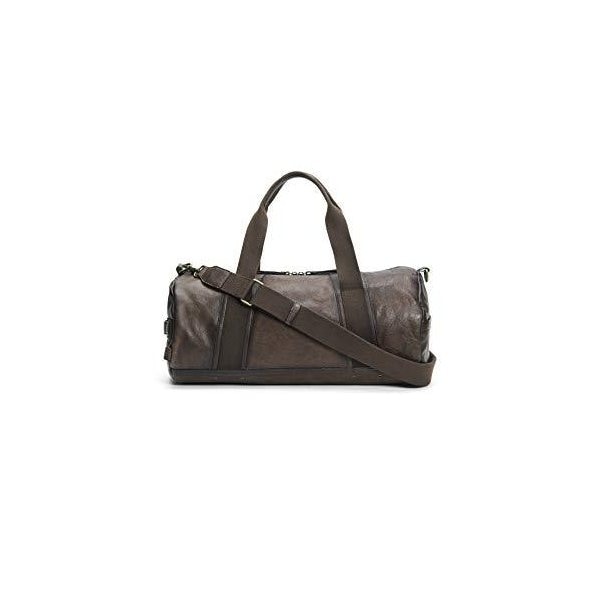 Frye and Co. Cody Barrel Duffle Bag， Dark Brown 並行輸入品
