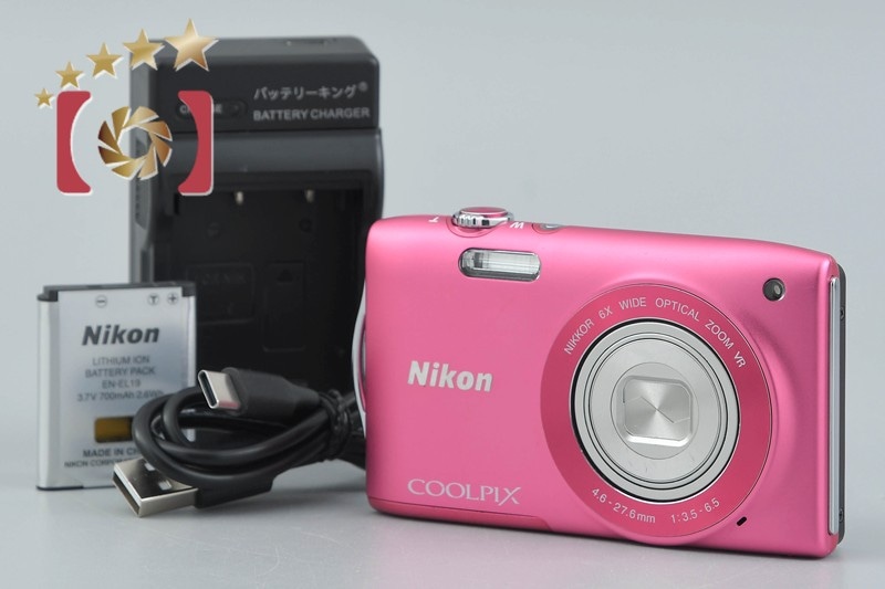 COOLPIX S3300 ストロベリーピンク コンパクトデジタルカメラ