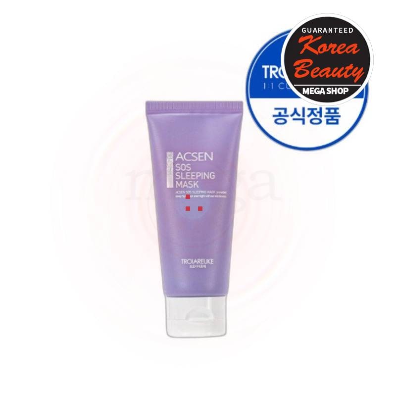 トロイアルケ睡眠パック高級パック管理室マスク鎮静パックイェミンパックアクセンSOSスリーピングマスク50ml