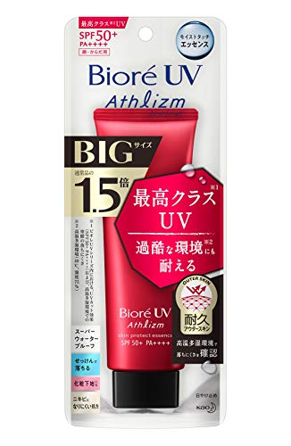 ビオレ UV アスリズム 【大容量】 スキンプロテクト エッセンス 105g (通常品の1.5倍) 日焼け止め SPF50 / PA 40℃・湿度75% の過酷な環境にも耐えるUV 105グラム (x