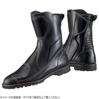 NANKAI セミロングステッチブーツ ブラック NTB-34 24.0cm ブラック