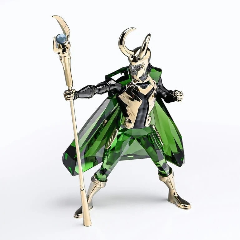 クリスタルフィギュア マーベル ロキ グリーン 5674467 インテリア オブジェ 置物 51,900円