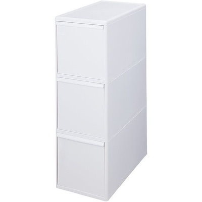 他サイト： 吉川国工業所 BW-3W 分別引き出しステーション ワイド3段 60L(ホワイト) BW3Wヨシカワクニの商品画像