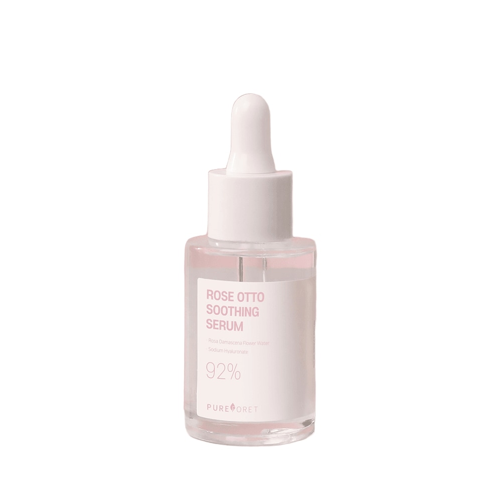 ピュアフォーレ ローズオート ローズウォーター ヒアルロン酸 水分 毛穴 保湿 美白 シワ対策 鎮静 スージングセラム 30ml