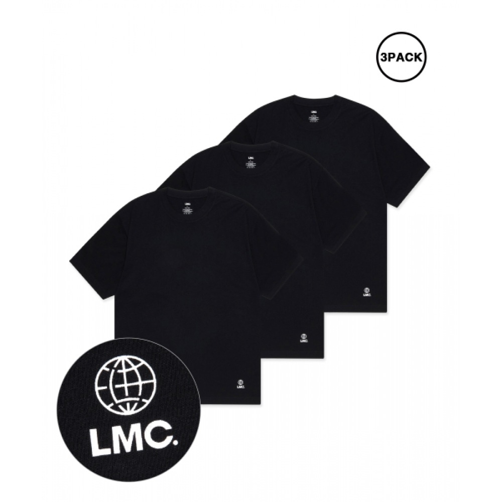 LMC LMC グローブ T シャツ 3 パックブラック 6,253円