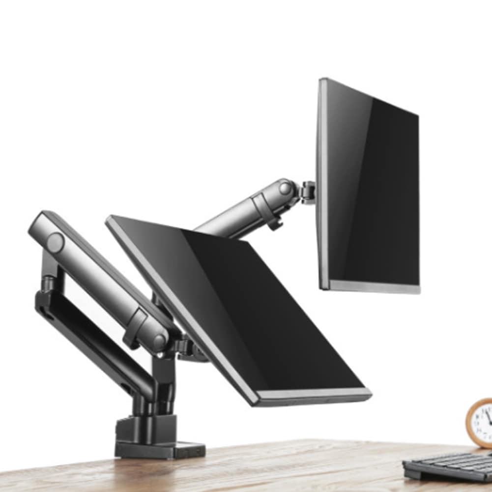 Height Adjustable 360 Angle Adjustable Dual Monit