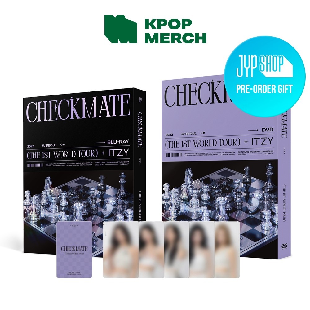 【JYP/流通特典選択可能】2022 ITZY THE 1ST WORLD TOUR CHECKMATE in SEOUL DVD/BLU-RAY SET [8月29日発送予定]