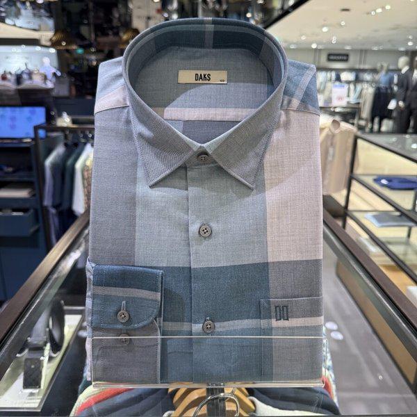 AK盆唐店 25FW レギュラーフィット スーパービッグチェック 秋 長袖シャツDLA3SHCL130E1