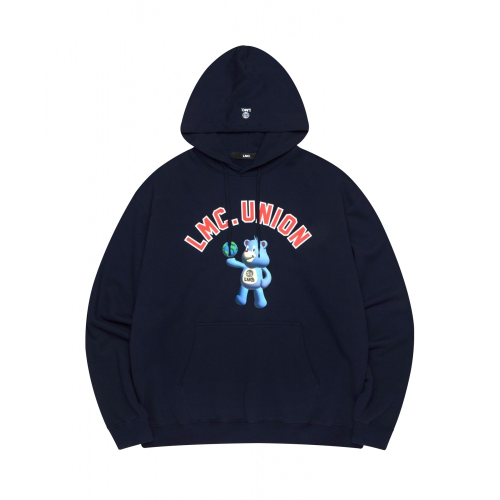 LMC UNION BEAR HOODIE ネイビー