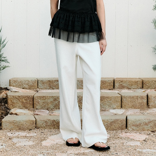 LAYERED WRAP MINI SKIRT BLACK