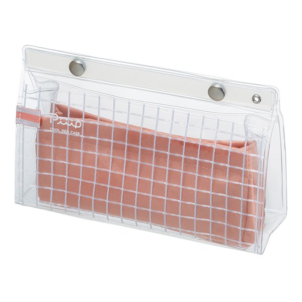 （まとめ買い）ツールペンケース ピープ フラットタイプ ピンクテラコッタ F-VBF241-6 [x3]