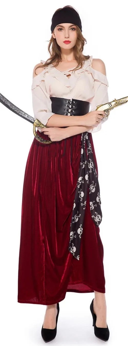 海賊 コスプレ レディース ハロウィン コスム パイレーツ 衣装 仮装 舞台服 パーティー イベント