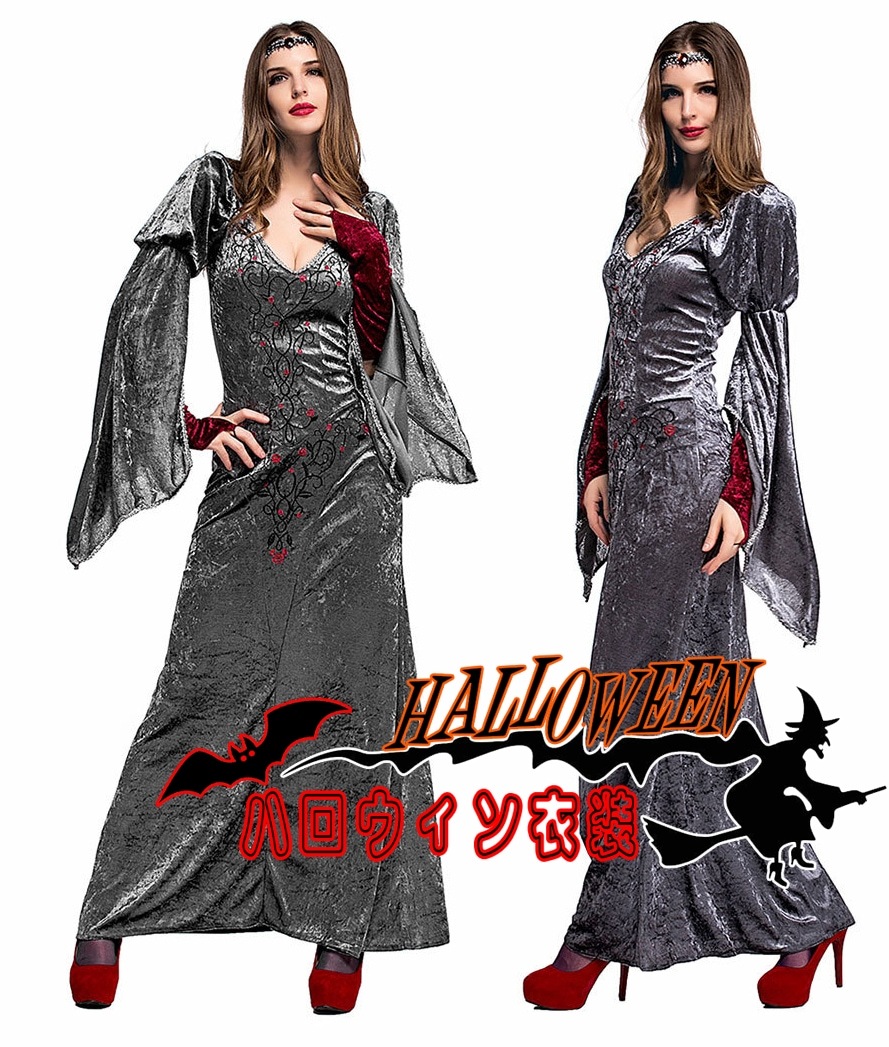 ヨーロッパプリンセス 女王 宮廷ドレス ロングスカート ハロウィン衣装 大人用 女性用 ハロウィン 衣装 仮装 コスプレ レディース ガールズ ハロウィーン