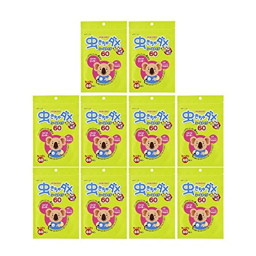 【10個セット】虫きちゃダメ シールタイプ 60枚