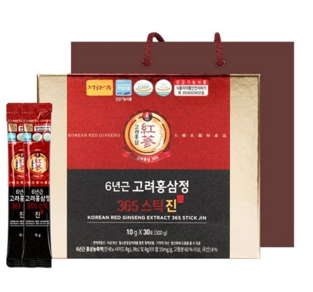 6年根 高麗紅参精 スティック 30包 韓国紅参エキス 韓国人気紅参 免疫力強化 4,525円