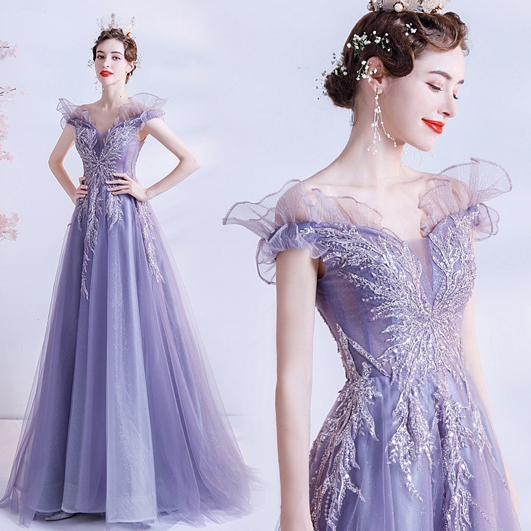 パーティードレス ワンピース ウェディングドレス 結婚式 成人式 パーティードレス エレガント エンパイア 誕生日 花嫁ロングドレス 演奏会 挙式4o 7,453円