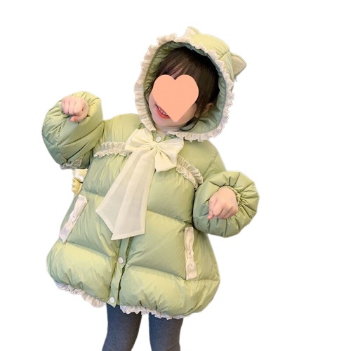 女の子ダウン綿入れ子供綿入れ赤ちゃん厚手綿入れコート