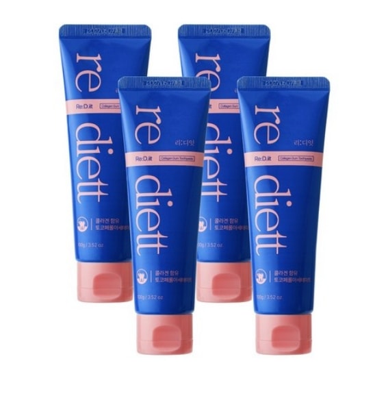 リディエットリディイトガム復活歯磨き粉4個