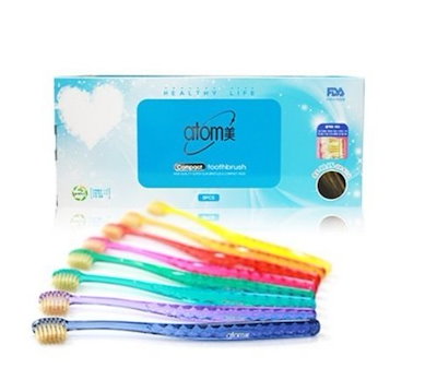 Atomi Atomy Atom美 アトミ アトミコンパクト歯ブラシ8本...のサムネイル