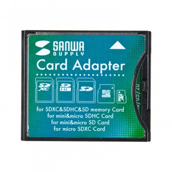 サンワサプライ SDXC用CF 変換アダプタ ADR-SDCF2