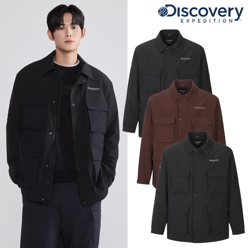 [25F/W] DMWJ29054 男性用新作サファリセミオーバーフィットワークジャケットシャツ型シャツジャケット