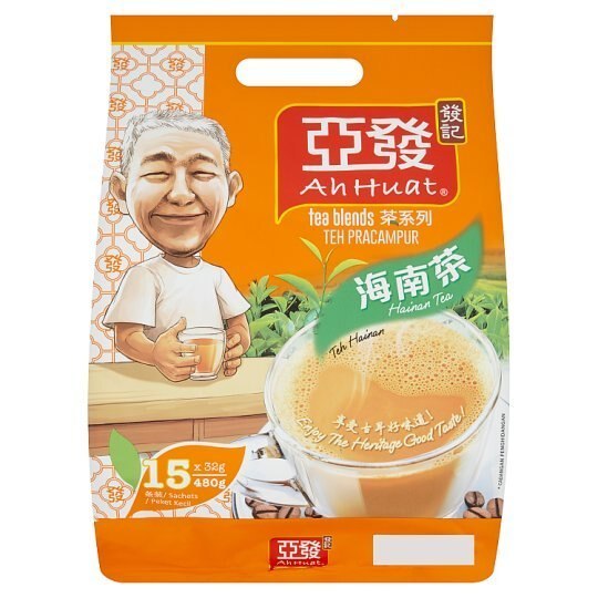 Ah Huat Tea Blends Hainan Tea 15 Sachets x 32g (480g)