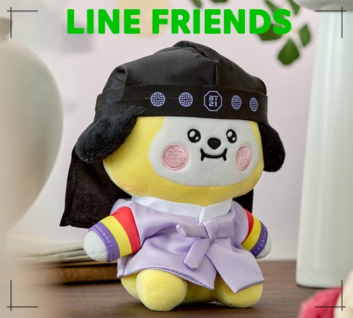 ラインフレンズ BT21 CHIMMY BABY プレミアム K エディション シッティング ぬいぐるみ 韓国雑貨 かわいい
