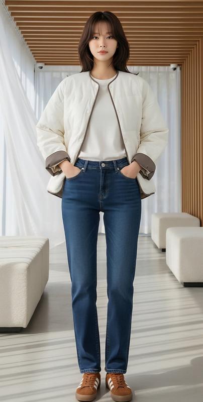 ラウンド配色アヒルダウンパディング