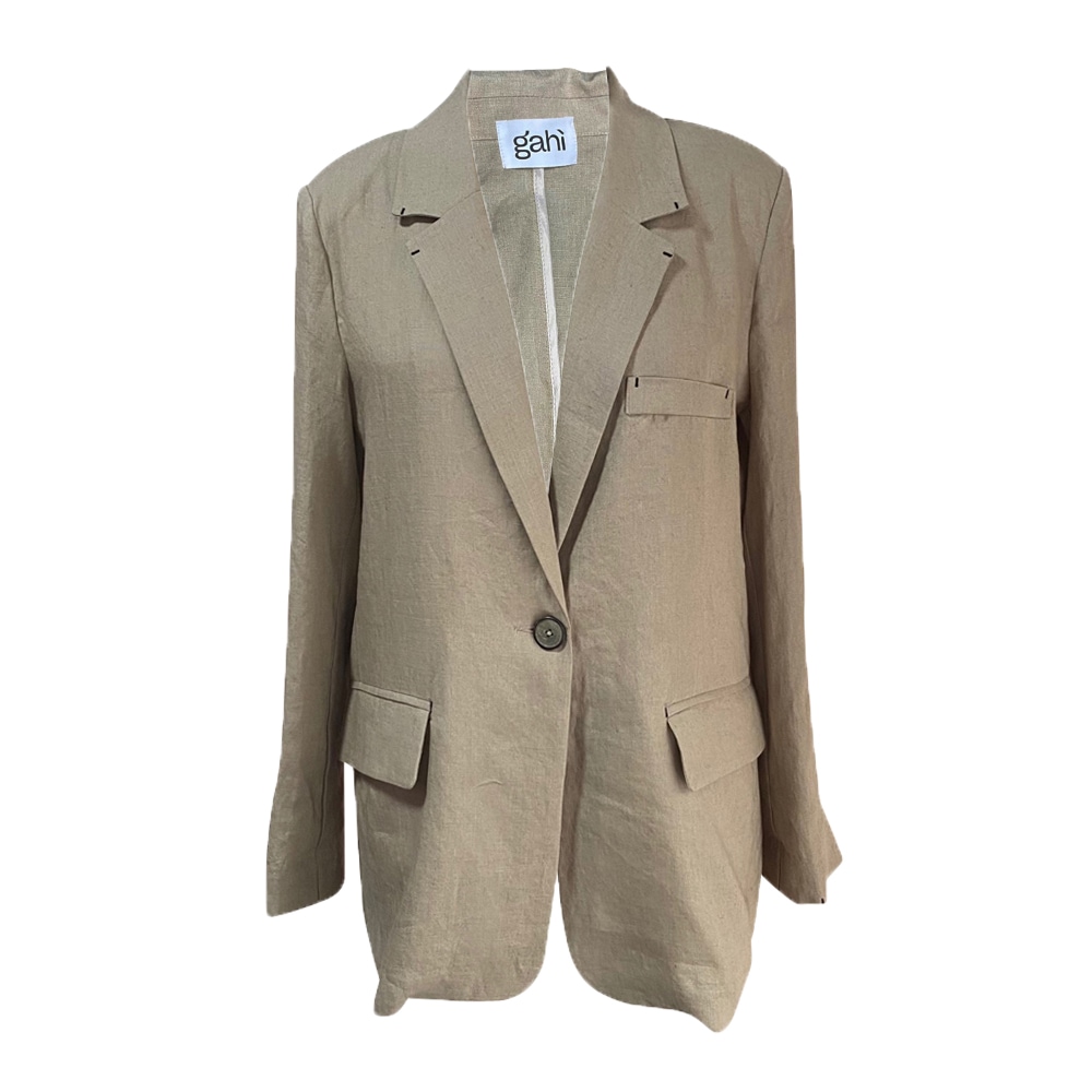 Zurias One-button Linen Jacket
