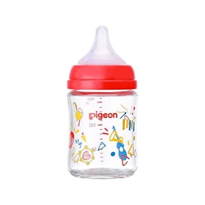 他サイト： 母乳実感哺乳びん　ガラス１６０ｍｌ（Ｍｕｓｉｃ） 0ヵ月頃　ピジョン 哺乳瓶 ほ乳瓶 哺乳 ガラス 赤ちゃん 赤ちゃん用 赤ちゃん用品 ベビー ベビー用 ベビー用品 ベビーグッズ 新生の商品画像